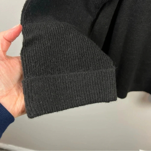 Soft Surroundings Embellished Sweater Size XL Petite Dark Brown Wool Blend - Picture 5 of 9